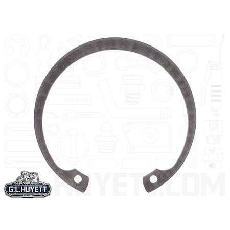 Rotor Clip Internal Retaining Ring, Steel, Black Phosphate Finish, M81 Bore Dia. DHO-081